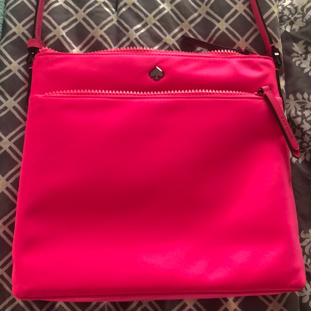 Hot pink cross body